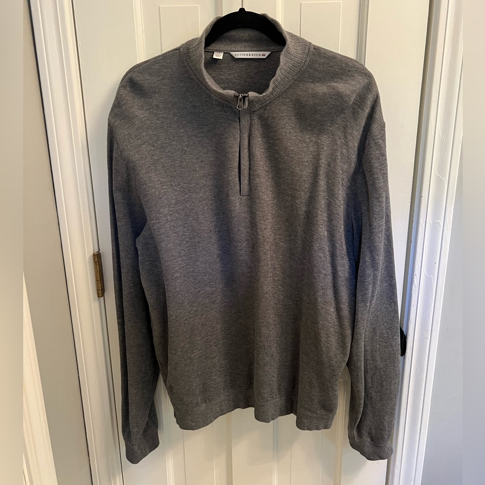 Cutter & Buck Men’s Long Sleeve Quarter Zip Size Large